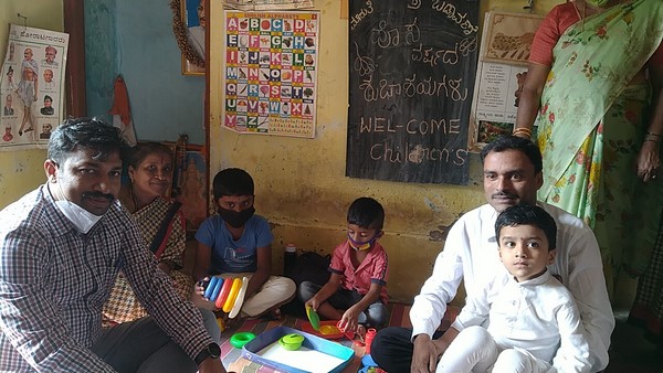 Ramanagara: Channapatna Judge Joined His Son to Anganwadi