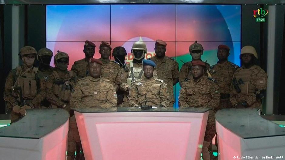 The military announced its seizure of power on state-run television