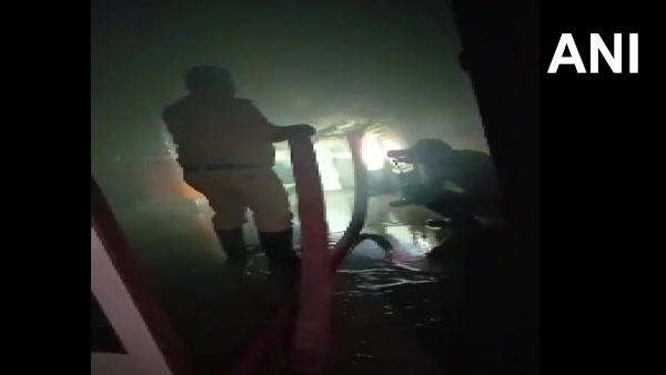 A Man Sets on fire to Bank for Denied Loan incident in Haveri District Byadgi