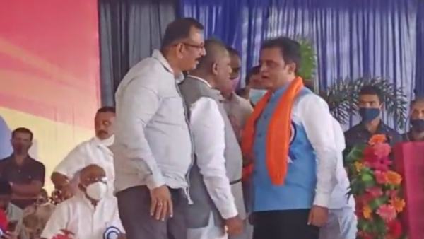 Ramanagara: Home Minister Araga Jnanendra has Ask Report From Police On Uproar of MP and Minister Ramanagara: Home Minister Araga Jnanendra has Ask Report From Police On Uproar of MP and Minister