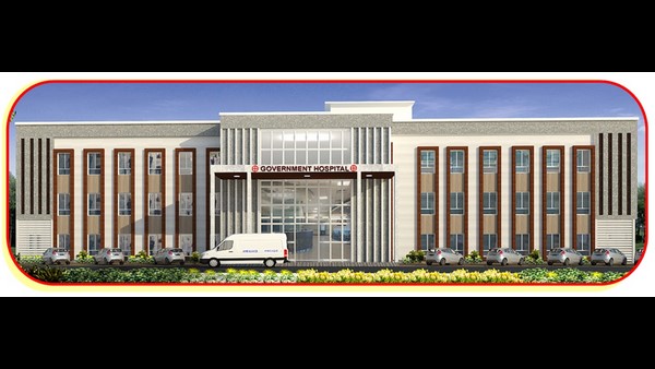Health Minister K Sudhakar laid the Foundation Stone for Rs 25 Crore Cost Multi Specialty Hospital in Hiriyur Health Minister K Sudhakar laid the Foundation Stone for Rs 25 Crore Cost Multi Specialty Hospital in Hiriyur