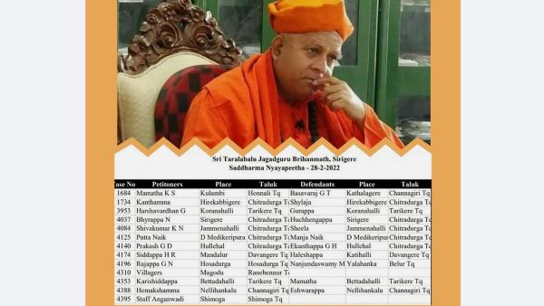 Sri Taralabalu Jagadguru Saddharma Nyaya Peetha to Restart from February 28