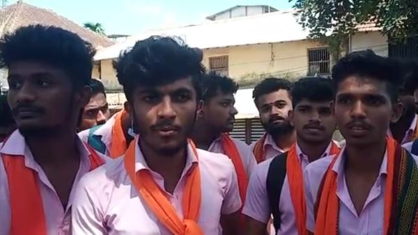 Udupi: If the Hijab Continues, We Will Wear Suffron Panche And Rudrakshi Mala; Basruru Student Outrage
