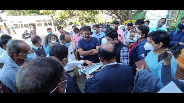 Chikkaballapur: Tourism Minister Anand Singh Visit To Nandi Hills on Today Chikkaballapur: Tourism Minister Anand Singh Visit To Nandi Hills on Today