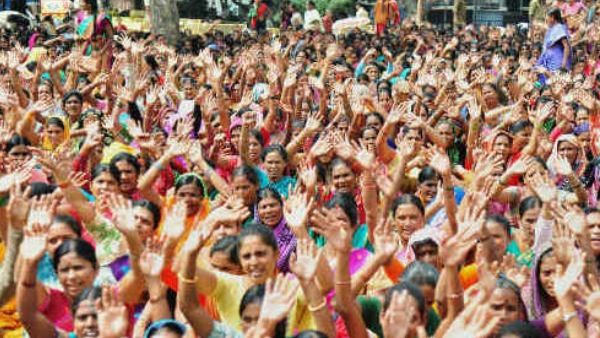 ಅಂಗನವಾಡಿ, ಆಶಾ ಕಾರ್ಯಕರ್ತರ ಬೇಡಿಕೆ ಅಂಗನವಾಡಿ, ಆಶಾ ಕಾರ್ಯಕರ್ತರ ಬೇಡಿಕೆ