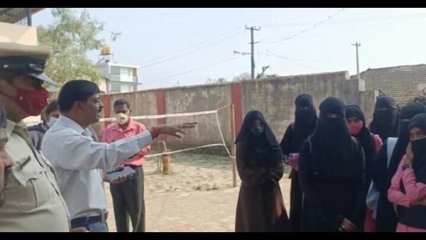  ಹಿಜಾಬ್ ಧರಿಸಿ ತರಗತಿಗೆ ಪ್ರವೇಶಿಸಲು ನಿರಾಕರಣೆ