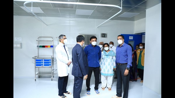 Health Minister K Sudhakar Drive to Bone Marrow Transplant Facility in Kidwai for Cancer Affected Children Health Minister K Sudhakar Drive to Bone Marrow Transplant Facility in Kidwai for Cancer Affected Children