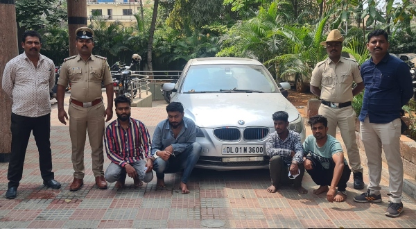 KG Halli Police Arrested 4 Accused for Kidnapping Real Estate Businessman KG Halli Police Arrested 4 Accused for Kidnapping Real Estate Businessman