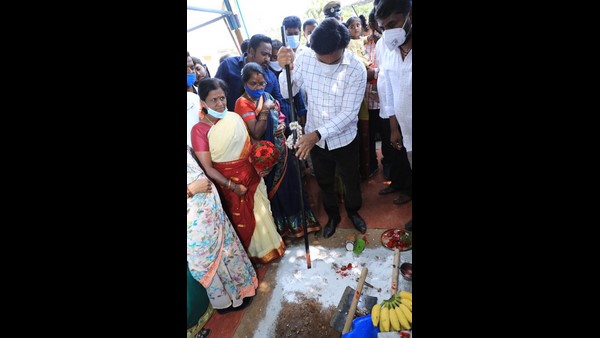 Health Minister Dr K Sudhakar initiated various development works in Chikkaballapur