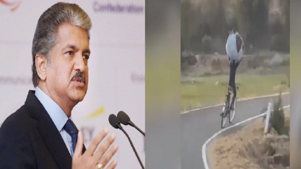 Anand Mahindra posts video of human segway with built-in gyroscope in body Anand Mahindra posts video of human segway with built-in gyroscope in body