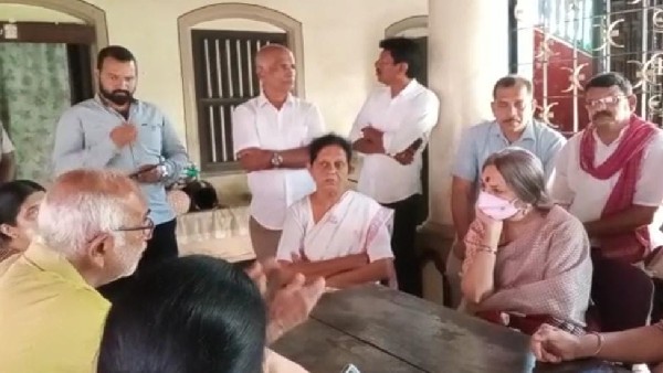 Brinda Karat Visits Vinayak Baliga House 