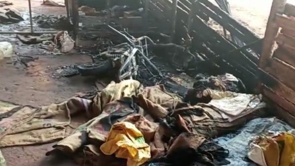 Shivamogga: Electric Scooter Explodes While Charging; Many Things Are Burned