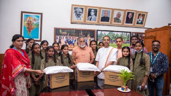 Education Minister BC Nagesh Inaugurated Family Happiness Kit Distribution Program