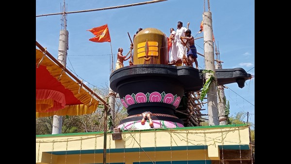 Maha Shivaratri Special: 30 Feet Tall Shivalinga Statue Installed In Ramanagara District