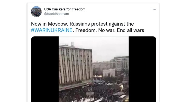 Fact Check: Moscow Protests Against Russia-Video Goes Viral 