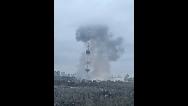 Ukrainian channels go off air because of Russia bombs TV tower in Kyiv Ukrainian channels go off air because of Russia bombs TV tower in Kyiv