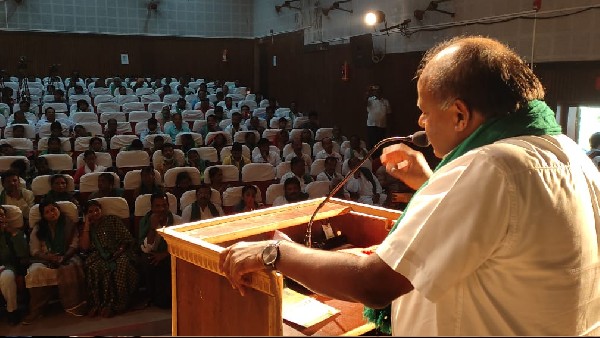 The Completion of Irrigation Projects In 5 Years If The JDS Comes To Power Says HD Kumaraswamy