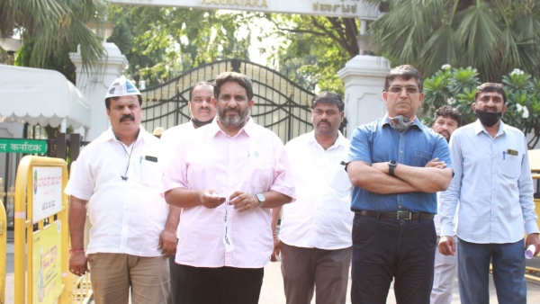 AAP party demands dismissal of Karnataka home minister