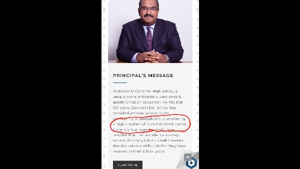 ಕ್ಲಾರೆನ್ಸ್ ಹೈ ಸ್ಕೂಲ್ ಆಡಳಿತ ಮಂಡಳಿ ಪ್ರತಿಕ್ರಿಯೆ ನೀಡಿಲ್ಲ