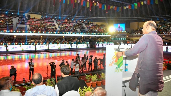 CM Bommai Appreciates Sportsman in Khelo India University Games CM Bommai Appreciates Sportsman in Khelo India University Games