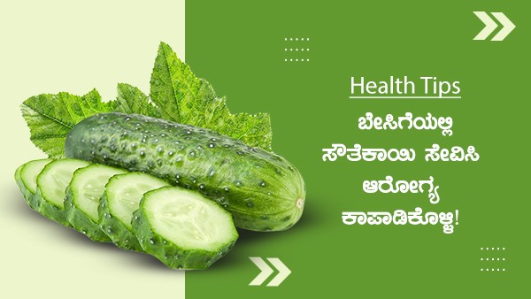  ದೇಹದ ಉಷ್ಣಾಂಶ ತಣಿಸುವ ಸೌತೆಕಾಯಿ