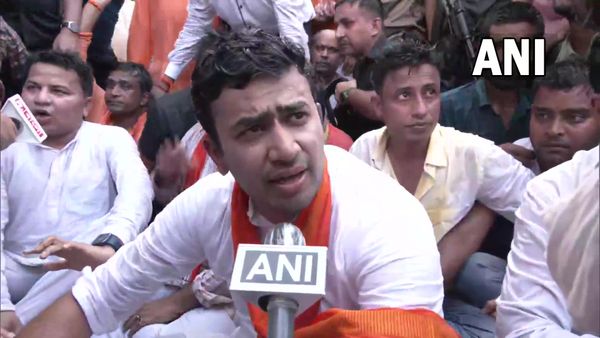 Tejasvi Surya slams Mamata Banerjee after BJP protest faced water cannons in kolkata 