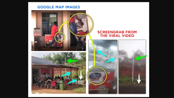 Fact check: canteen equipment flying into the air in Andhra pradesh that is Misconception 