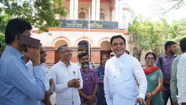 Inauguration of Nrupatunga Univercity on May 3, Pre-preparation of the Program Reviewed by Dr CN Ashwatnarayan 