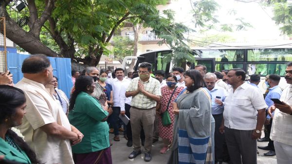  ವಿಜಯ ನಗರ ರಾಜಕಾಲುವೆ ಪರಿಶೀಲನೆ