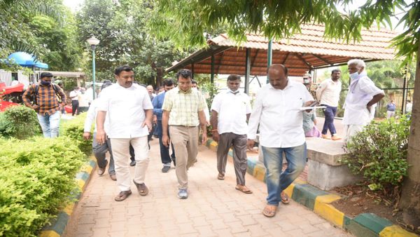  ವಿವೇಕಾನಂದ ಉದ್ಯಾನವನ ಪರಿಶೀಲನೆ