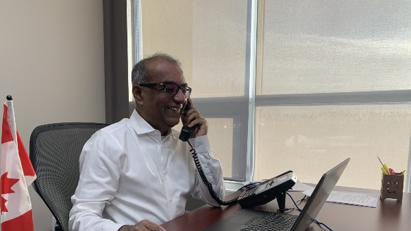 MP speaking in Kannada in Canada!