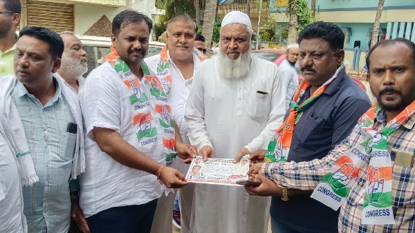 Samiulla campaigns for Congress candidates and clears all confusion and rumours 