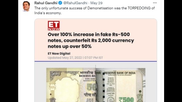 ಕೇಂದ್ರದ ವಿರುದ್ಧ ರಾಹುಲ್ ಗಾಂಧಿ ಟೀಕೆ