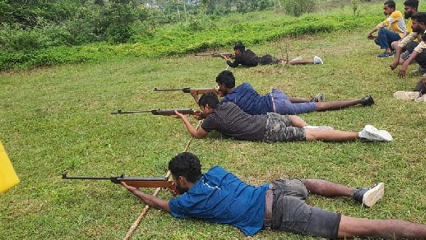 Bajarang Dal Training With Air Guns SDPI Tweeted Photos 