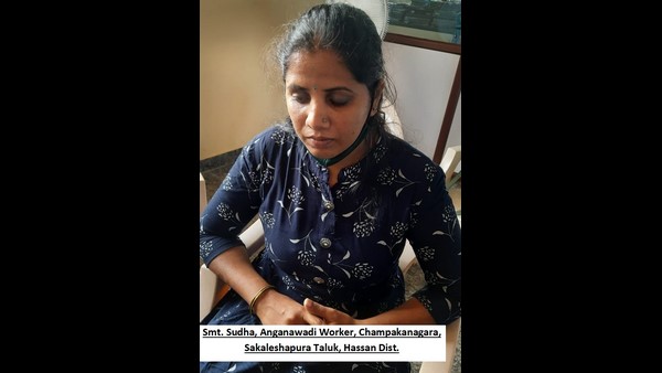 Hassan: Anganavadi worker lost job because of Her senior officer 
