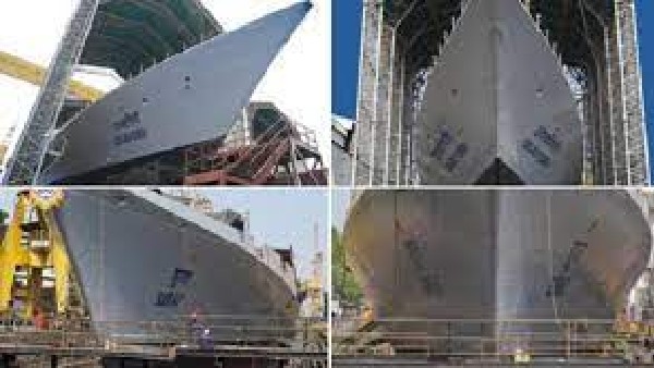 Rajanath sigh launches INS Surat And INS Udayagiri 