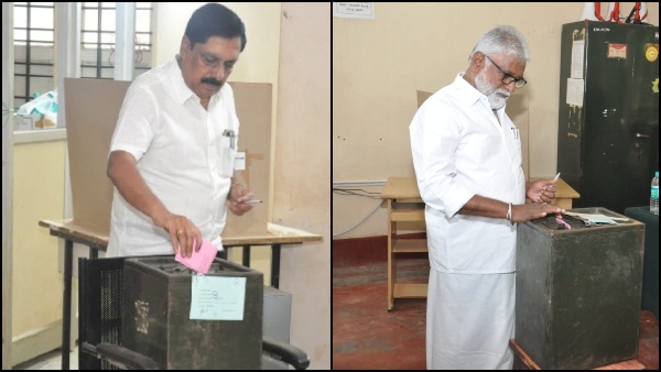 Legislative Council Elections MLA Puttaranga Shetty Upset With Polling Booth Officers