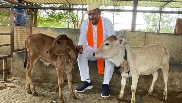 ಗೋ ಶಾಲೆಗೆ ಸಚಿವರ ಭೇಟಿ