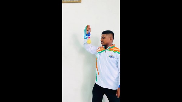 Umesh Jamadar from Davangere Wins Gold For India in Wrestling Championship