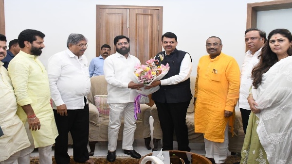 ರಾಜ್ಯಪಾಲರನ್ನು ಭೇಟಿಯಾದ ಶಿಂಧೆ ಮತ್ತು ಫಡ್ನವೀಸ್ 