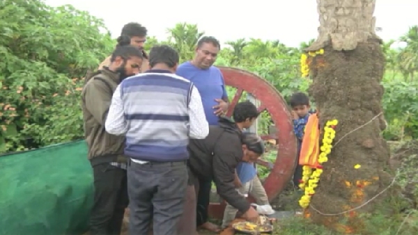 Lord Ganesh naturally created in Phoenix sylvestris in Chikmagalur Lord Ganesh naturally created in Phoenix sylvestris in Chikmagalur