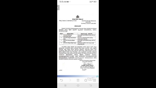 Karnataka legislative council Election on june 13th: government has announced holiday for school and colleges