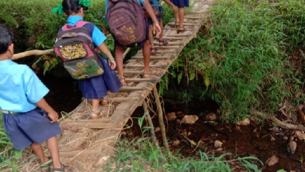 Insistence of villagers for road and bridge