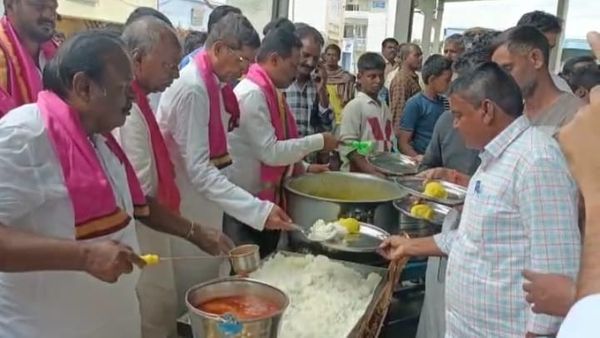 Thousands Witness For Ox Stone Pulling Race At Raichur 