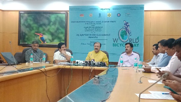 World Bicycle Day; Bicycle Rally in 7 Places in Karnataka on June 3RD