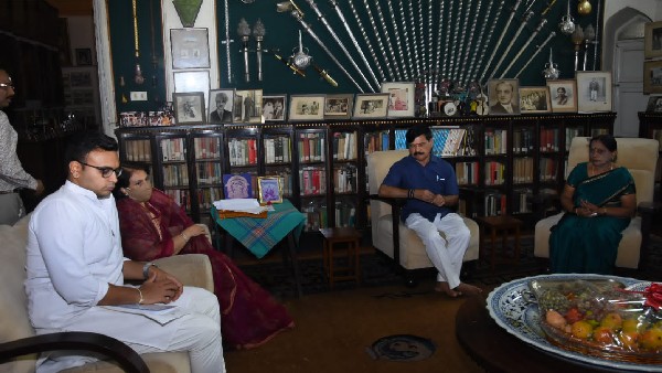 Ditrict Administration of Mysuru Invited Pramoda Devi, Yaduveer for Yoga Day Program