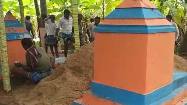 Man Passes away on Sunday who Built his Own Samadi 20 years ago in Chamarajanagar Man Passes away on Sunday who Built his Own Samadi 20 years ago in Chamarajanagar