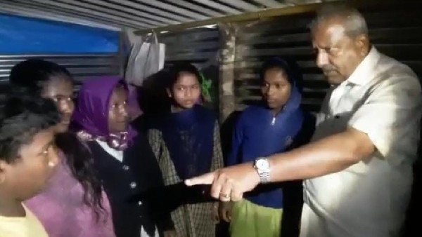 Byrathi Basavaraj helps a Poor Family who lost Their House by Rain Byrathi Basavaraj helps a Poor Family who lost Their House by Rain