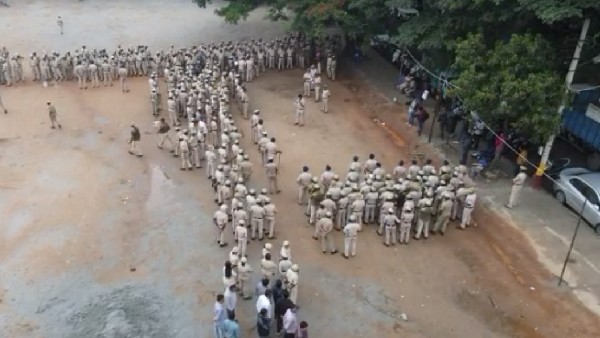 Chamarajpet Bandh Over Idgah Maidan Controversy evokes good response 