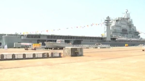 Fire Accident At Aircraft Carrier INS Vikramaditya No Casualties